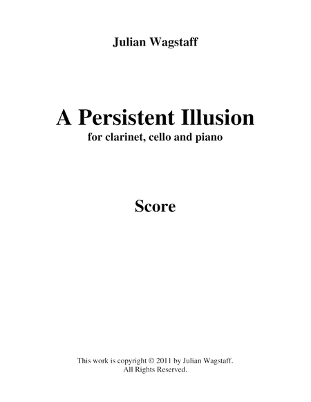 A Persistent Illusion (for piano trio) - score image number null