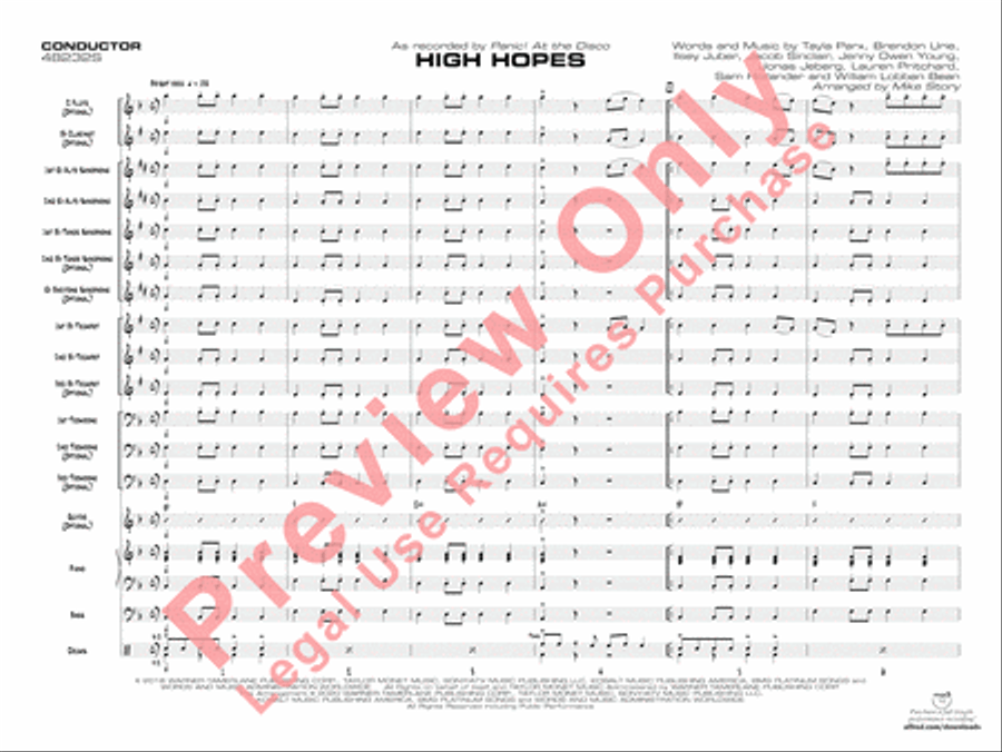High Hopes Jazz Ensemble scores gallery preview page 4