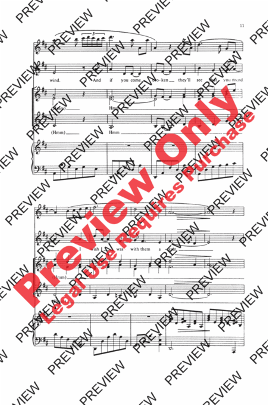 Song for the Mira Women's Choir scores gallery preview page 11