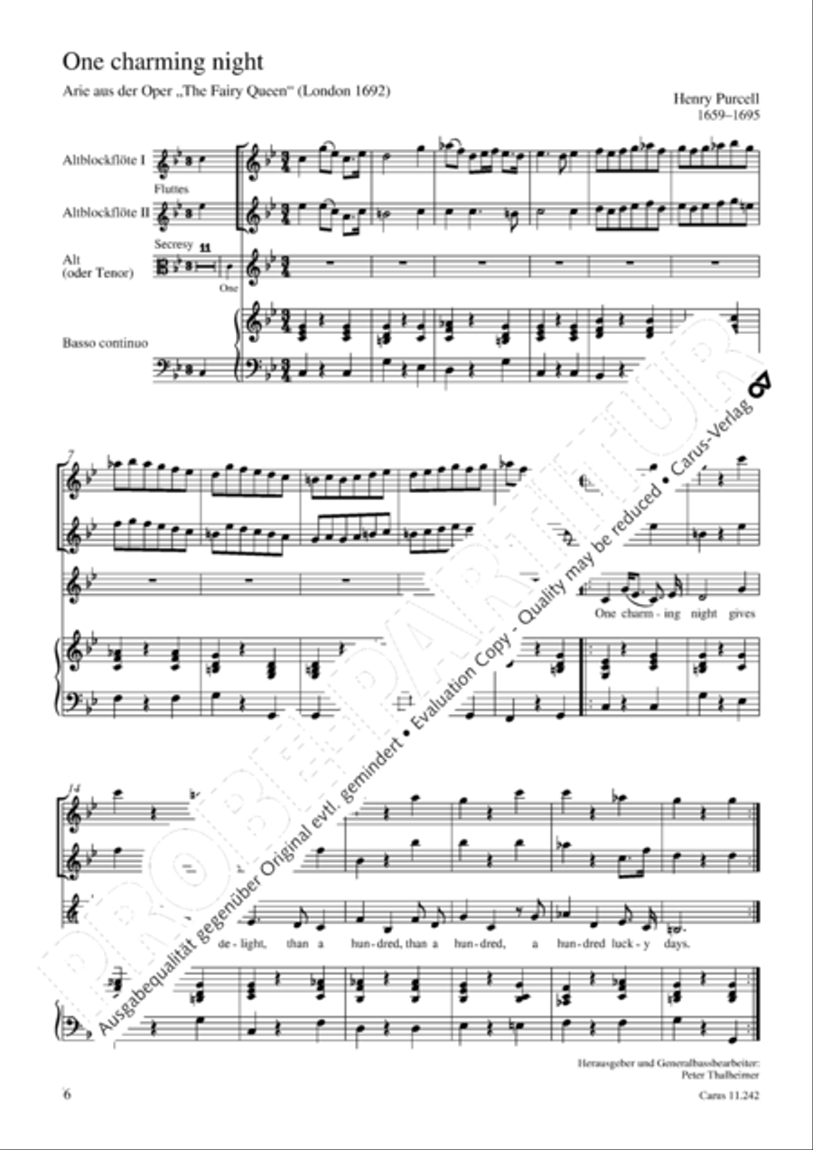 Flauto e voce IX Recorder scores gallery preview page 7