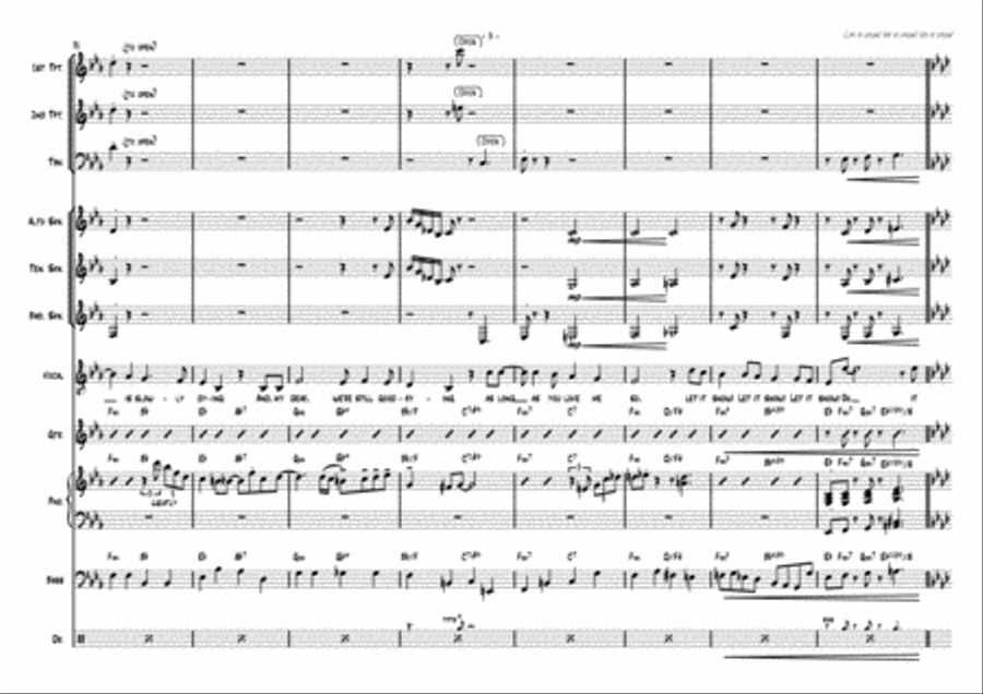 Let It Snow! Let It Snow! Let It Snow! Jazz Ensemble scores gallery preview page 5