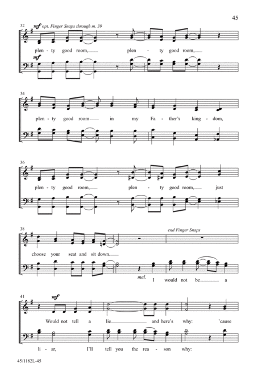All Around A Cappella All Around A Cappella 4-Part scores gallery preview page 34