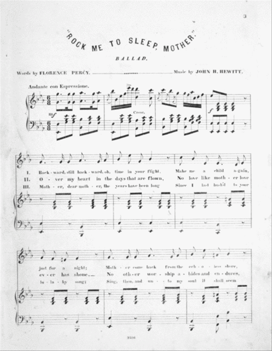 Rock Me To Sleep, Mother Voice scores gallery preview page 2