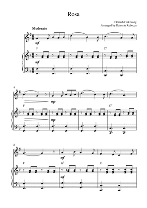 Rosa (Bb trumpet solo and piano accompaniment)