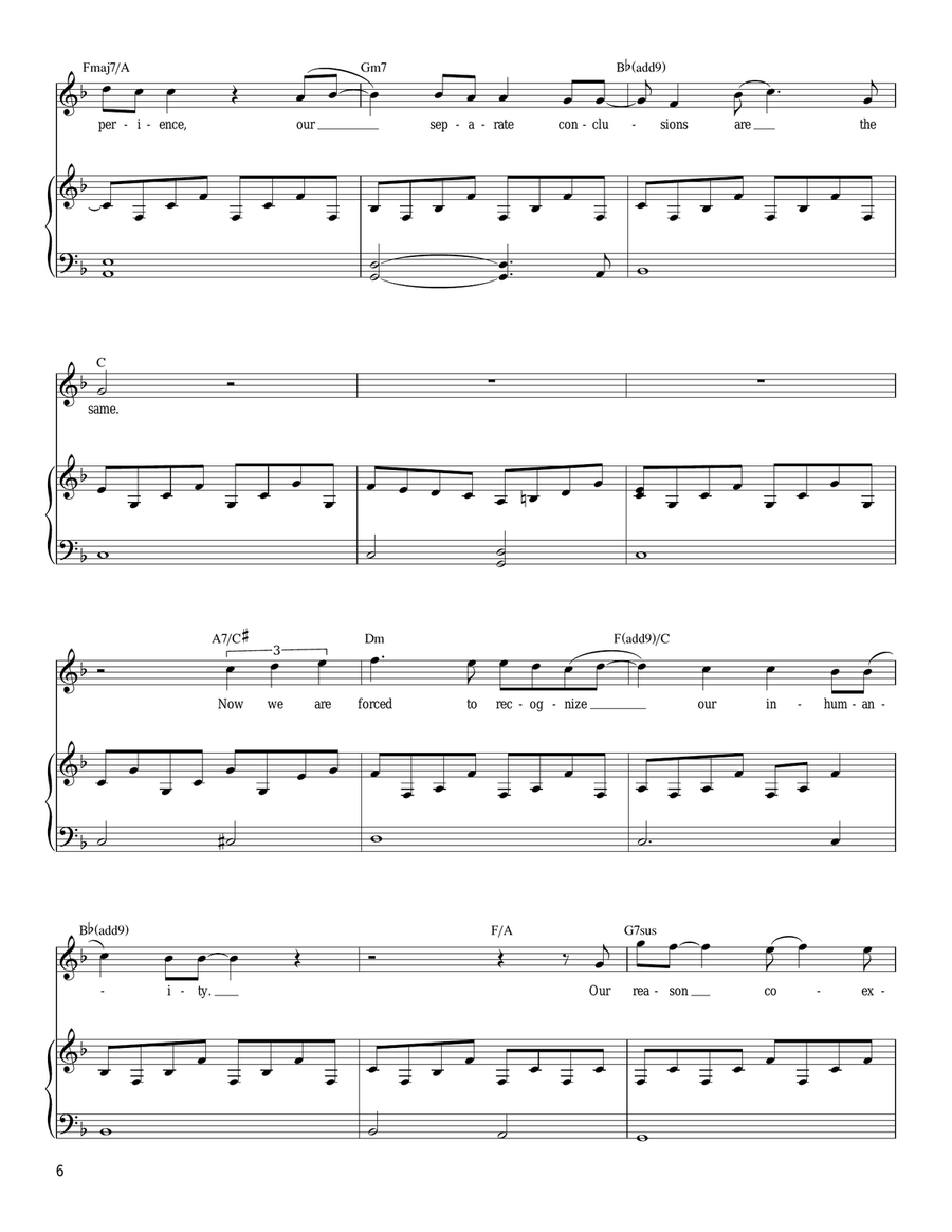 Summer, Highland Falls Piano, Vocal, Guitar scores gallery preview page 6