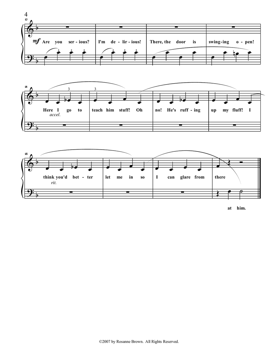 Cat's Meow Suite Easy Piano scores gallery preview page 4