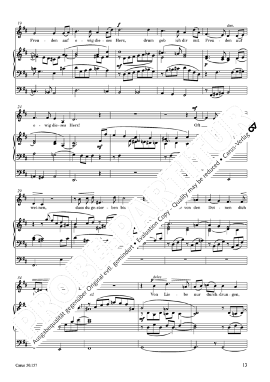 Sechs religiose Gesange op. 157 Score scores gallery preview page 14