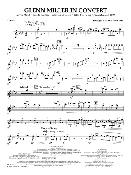 Glenn Miller In Concert (arr. Paul Murtha) - Flute 2