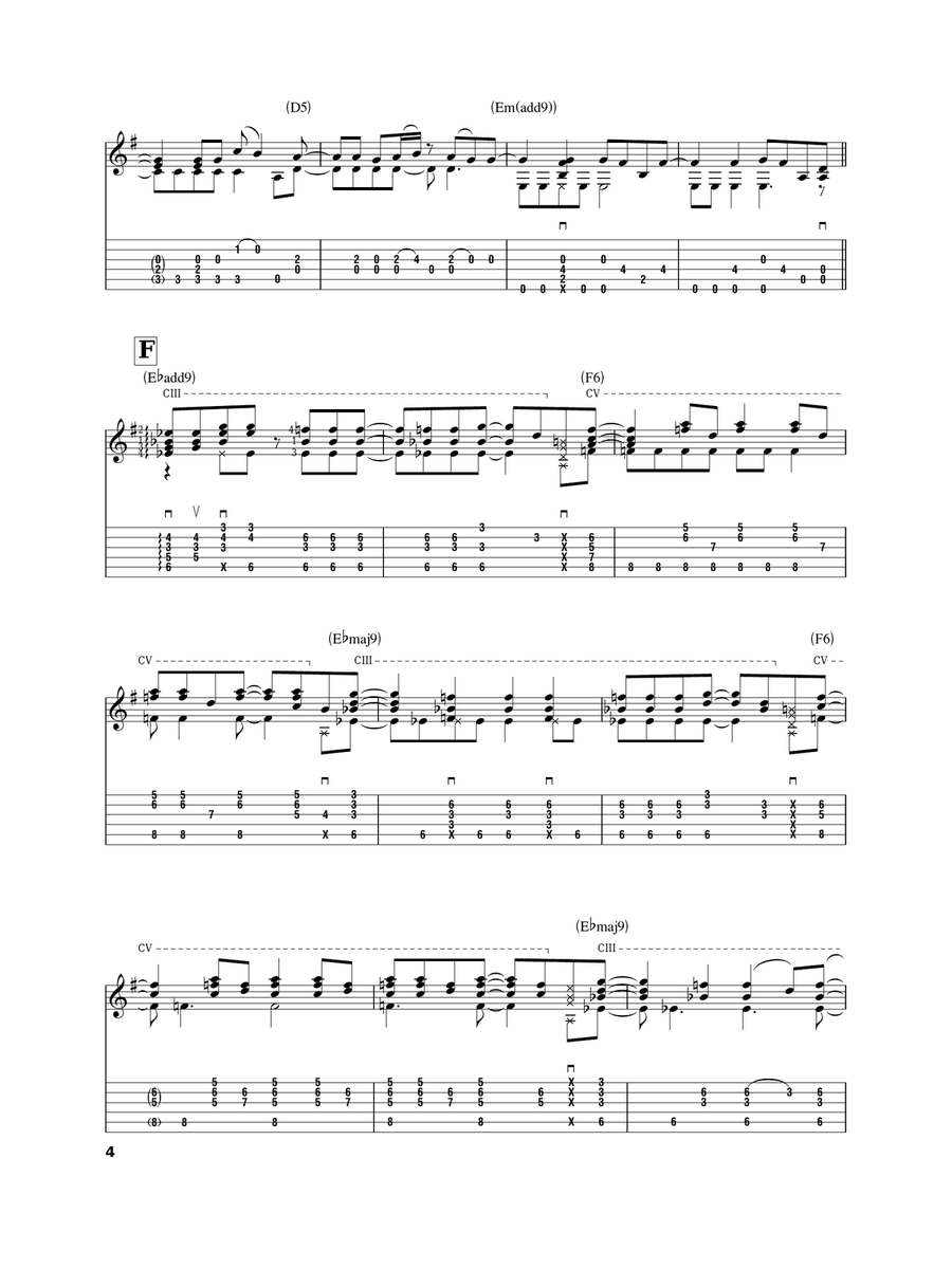 Every Breath You Take Acoustic Guitar scores gallery preview page 4