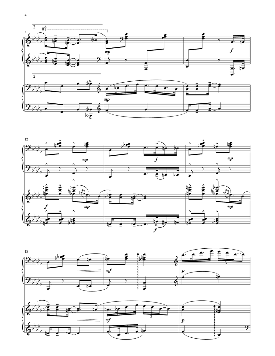 Old Adam (for 2 pianos) Old Adam (for 2 pianos) Piano Method scores gallery preview page 2
