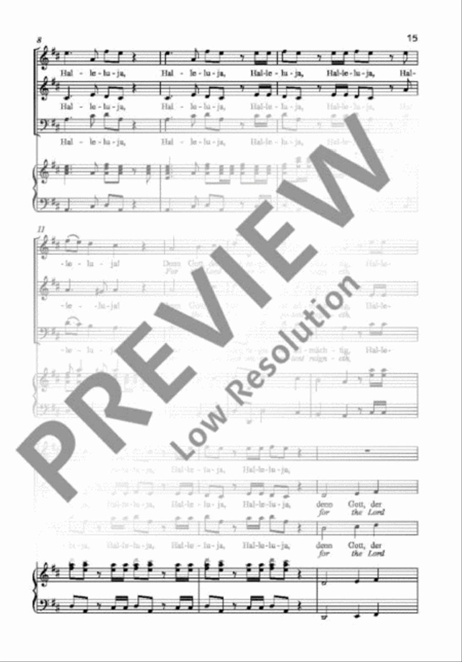 Halleluja 3-Part scores gallery preview page 3