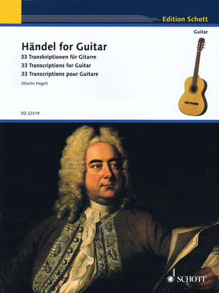 Book cover for Handel for Guitar