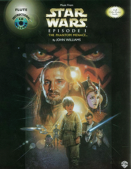 Star Wars Episode I the Phantom Menace Flute Book/CD