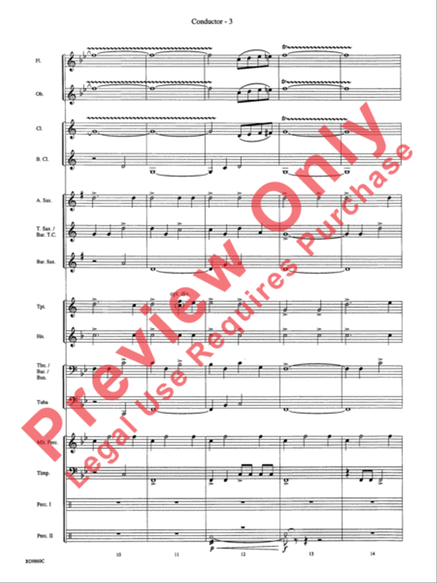 Quintilian Quintilian Concert Band scores gallery preview page 5