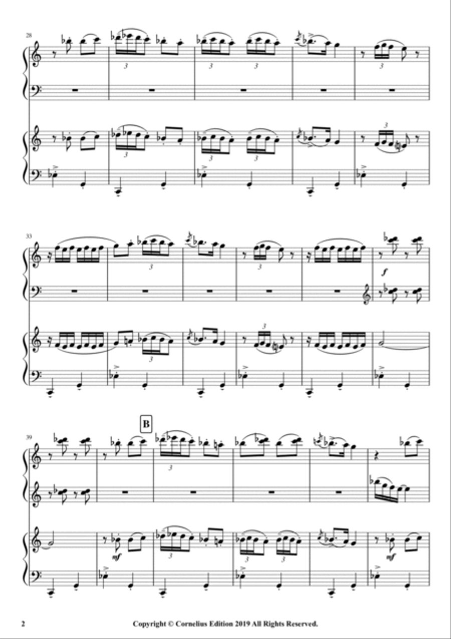 Ritual Fire Dance El Amor Brujo Manuel De Falla Piano 4 Hands Piano Method scores gallery preview page 2