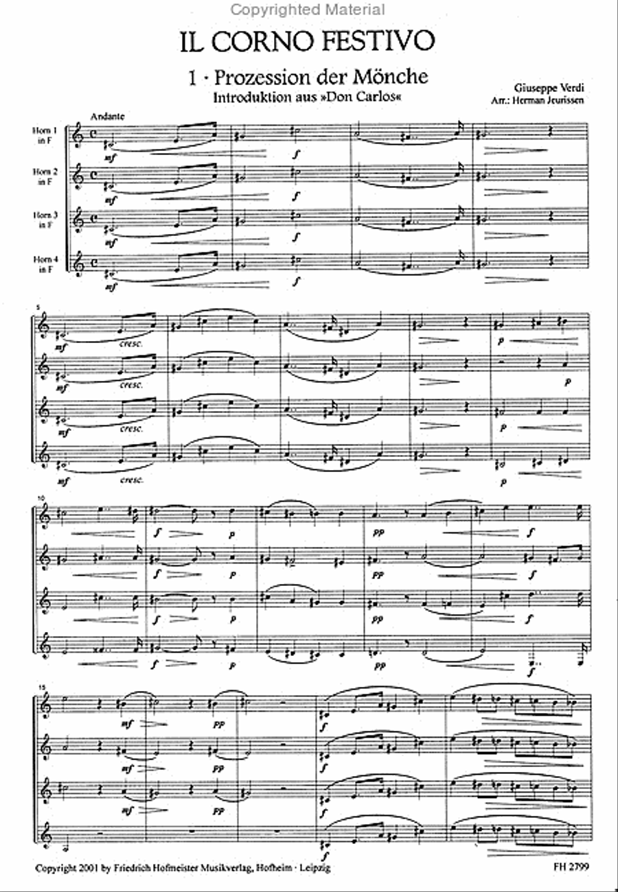Corno festivo. 6 Sätze aus dem 19. Jahrhundert Horn scores gallery preview page 2