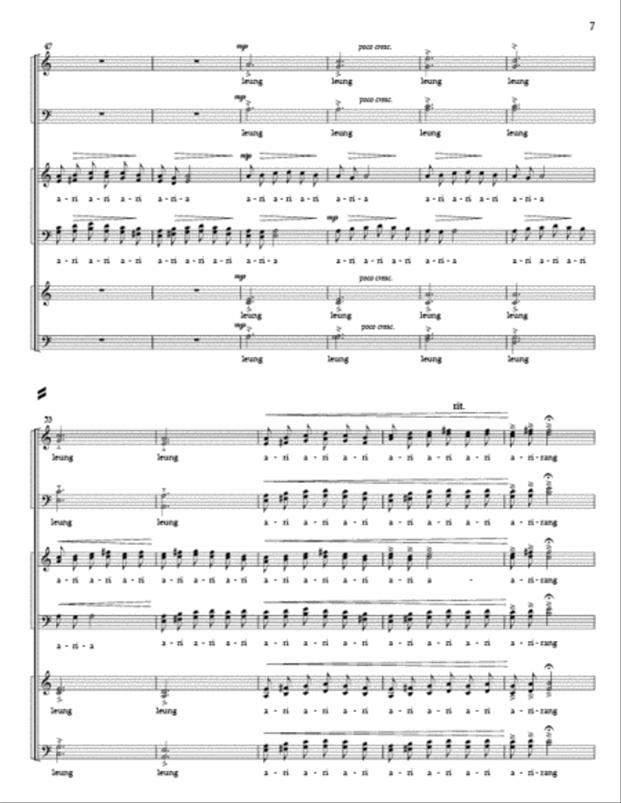 Me-Na-Ri Me-Na-Ri 4-Part scores gallery preview page 6