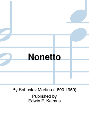 Book cover for Nonetto