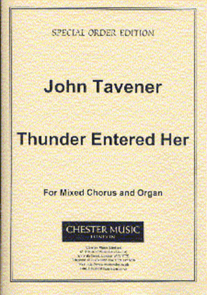 Book cover for Thunder Entered Her
