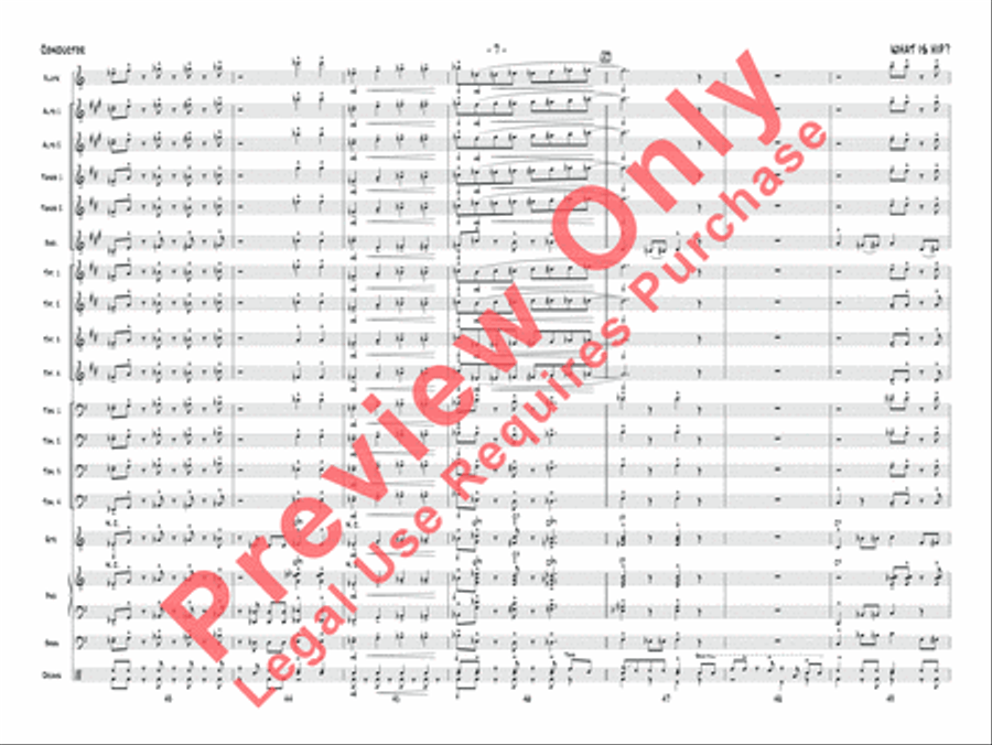 What Is Hip What Is Hip Jazz Ensemble scores gallery preview page 8