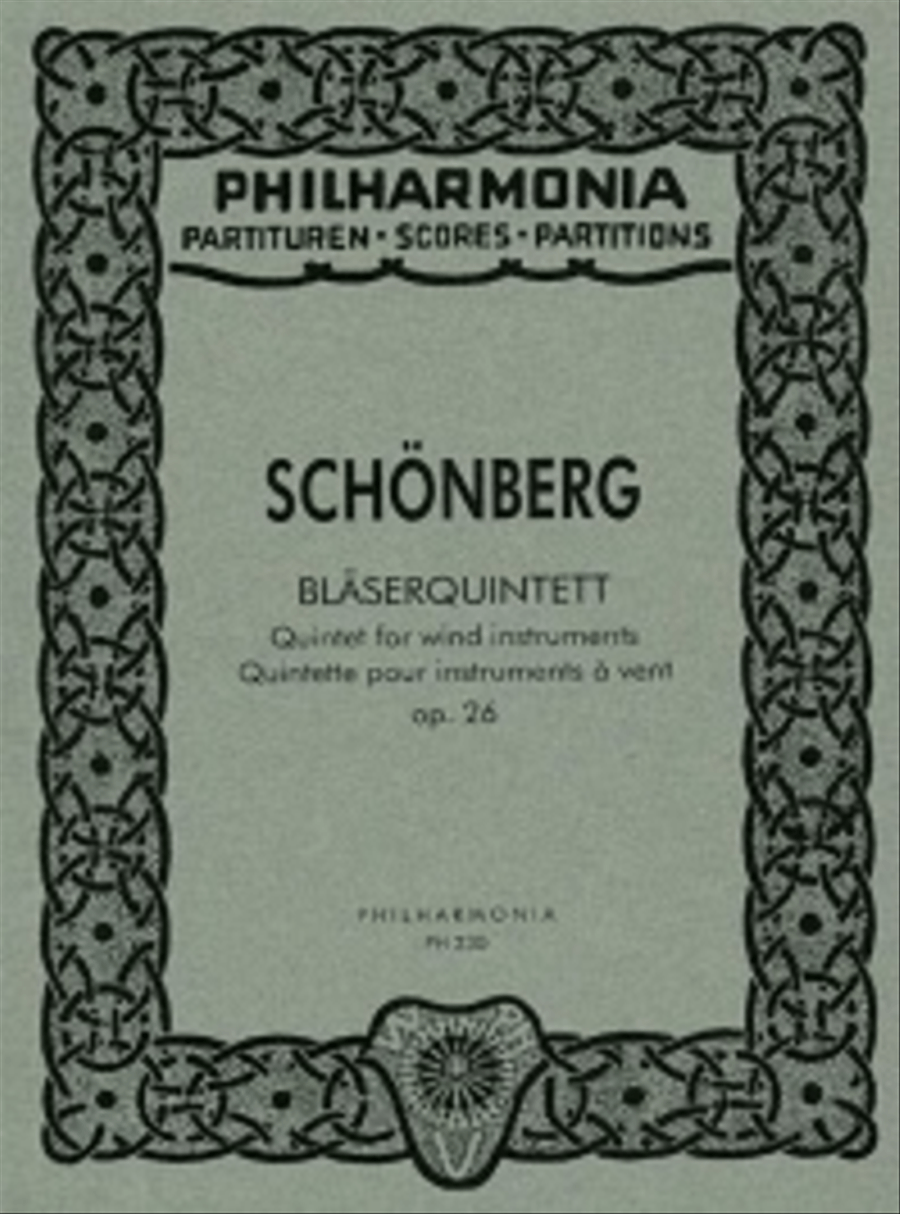 Wind Quintet, Op. 26 Woodwind Quintet scores gallery preview page 1
