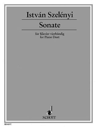 Book cover for Sonata Piano 4 Hands