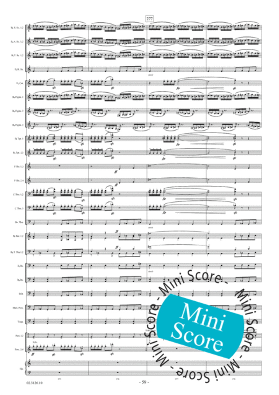 Migyur Fanfare Band scores gallery preview page 65