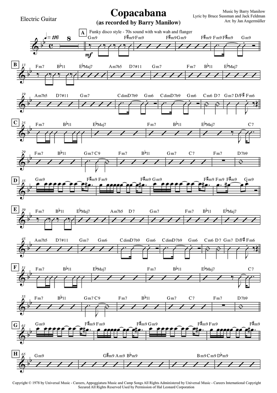 Copacabana (At The Copa) Small Ensemble scores gallery preview page 3