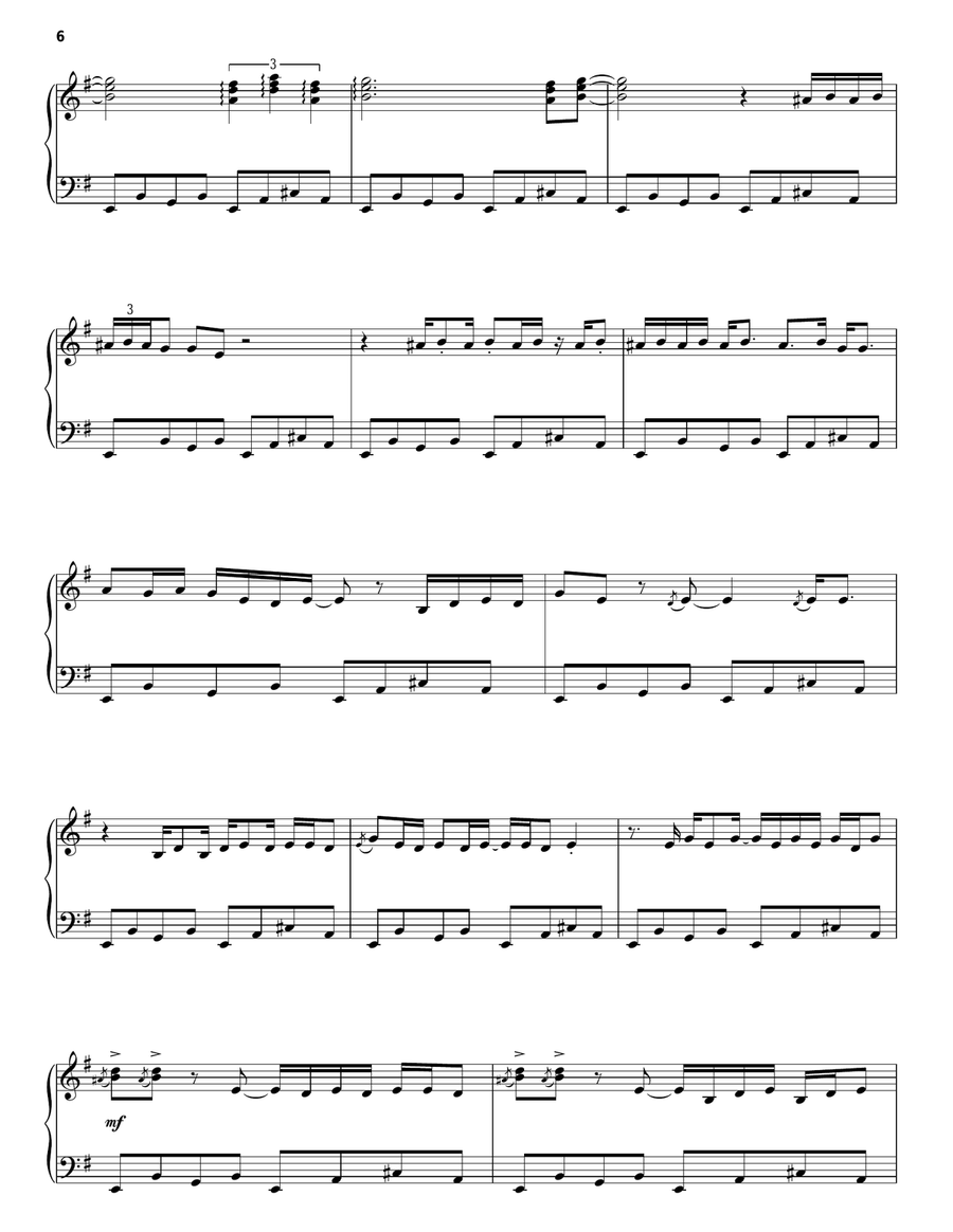 Riders On The Storm Piano, Vocal scores gallery preview page 6
