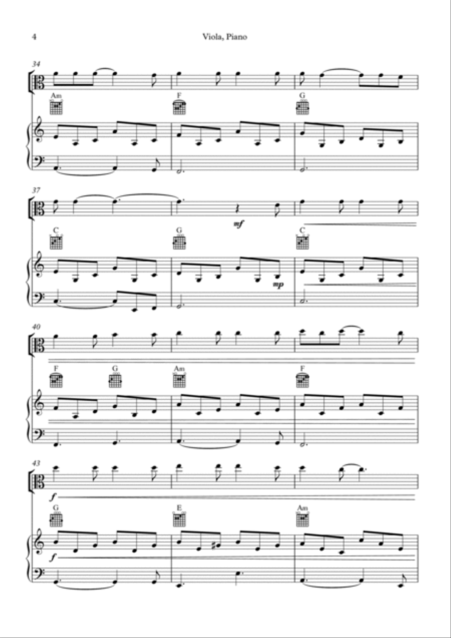 Hallelujah Small Ensemble scores gallery preview page 4