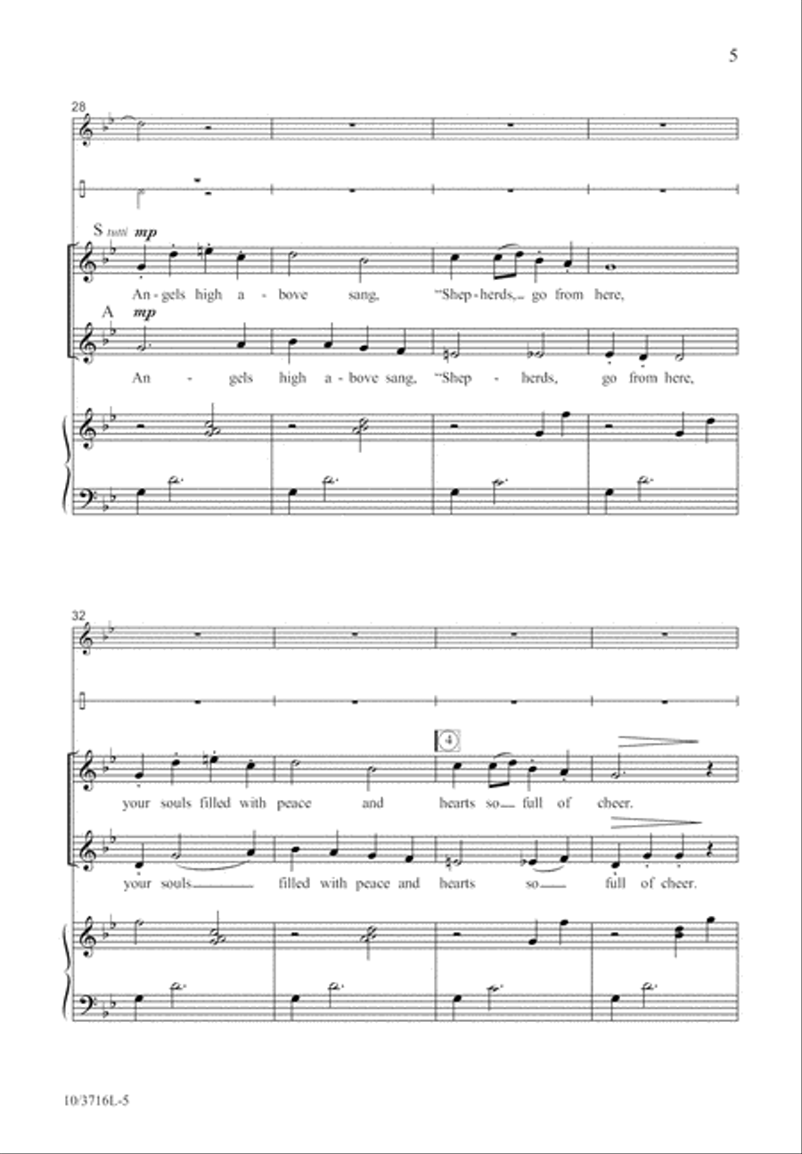 Noël Nouvelet SSATB scores gallery preview page 6