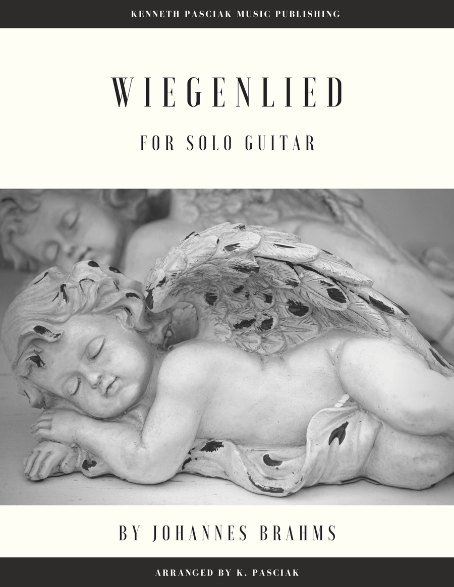 Wiegenlied (Brahms's Lullaby) for Solo Guitar Classical Guitar scores gallery preview page 1