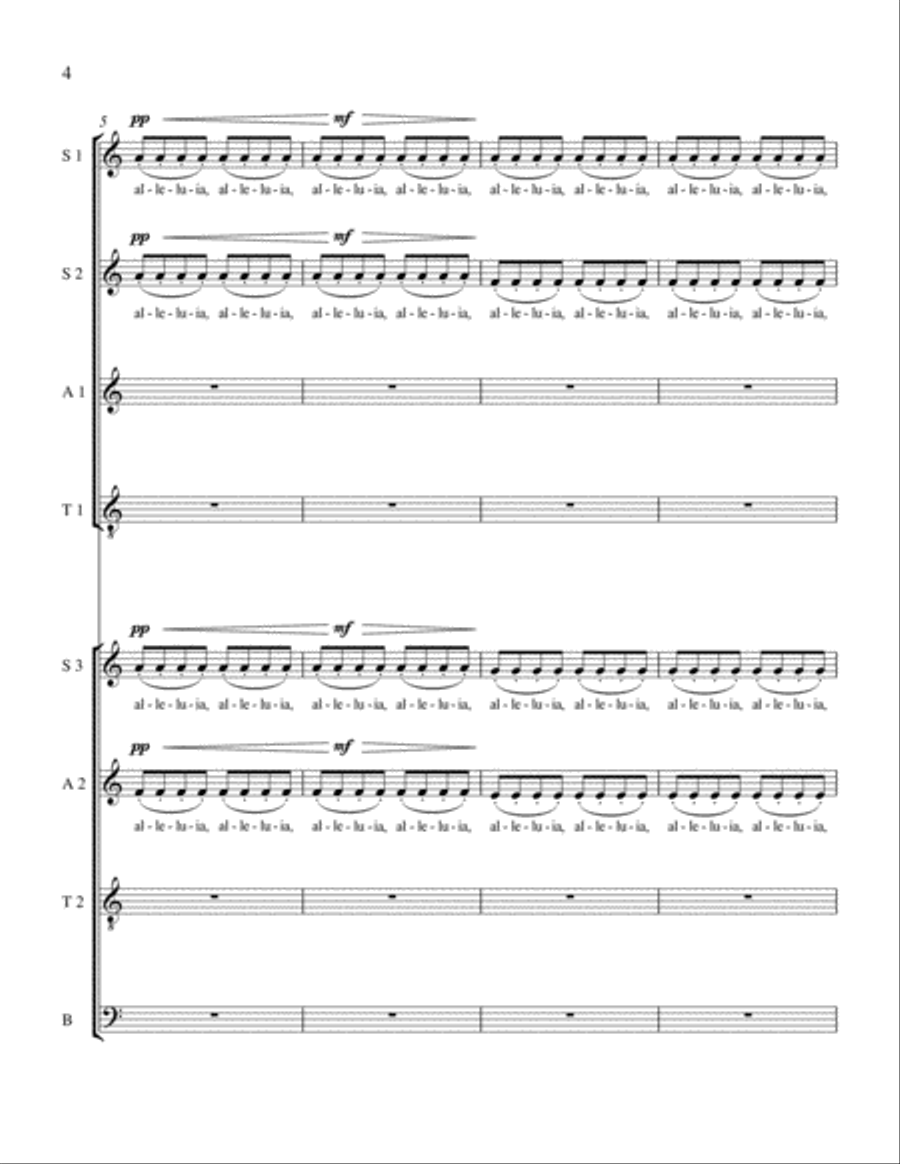 Regina Coeli à 8 Regina Coeli à 8 Divisi scores gallery preview page 4