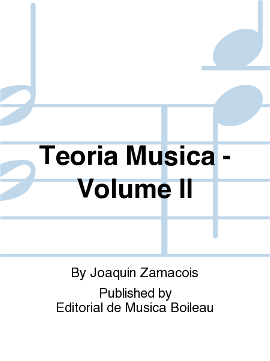 Teoria Musica - Volume II