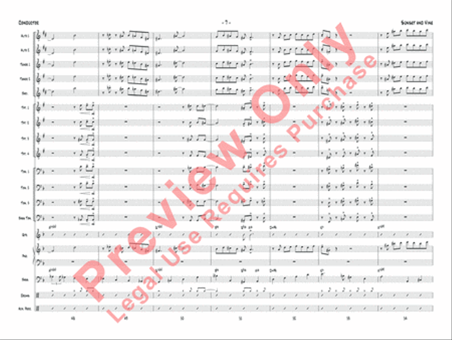Sunset and Vine Sunset and Vine Jazz Ensemble scores gallery preview page 10