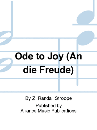 Book cover for Ode to Joy percussion parts