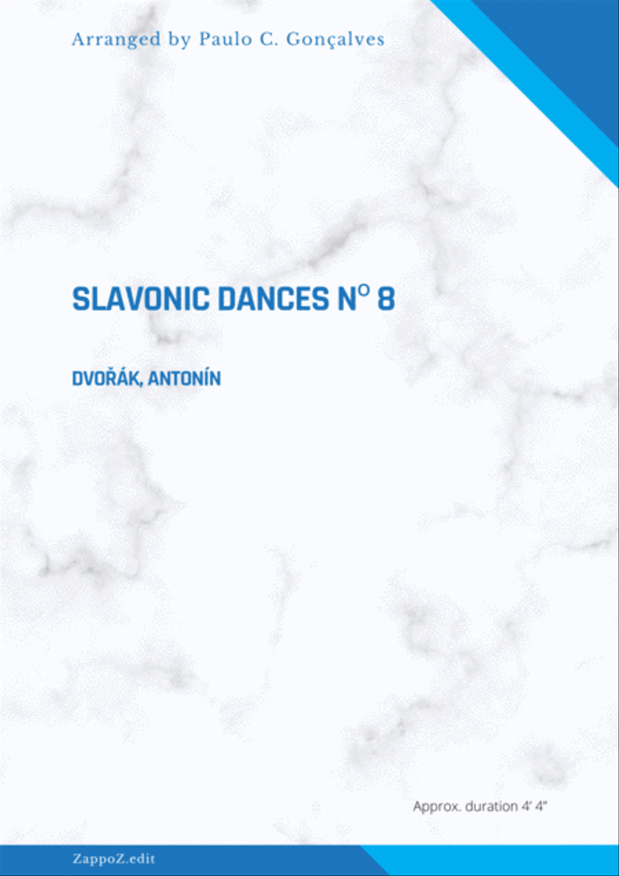 SLAVONIC DANCES Nº 8 Concert Band scores gallery preview page 1