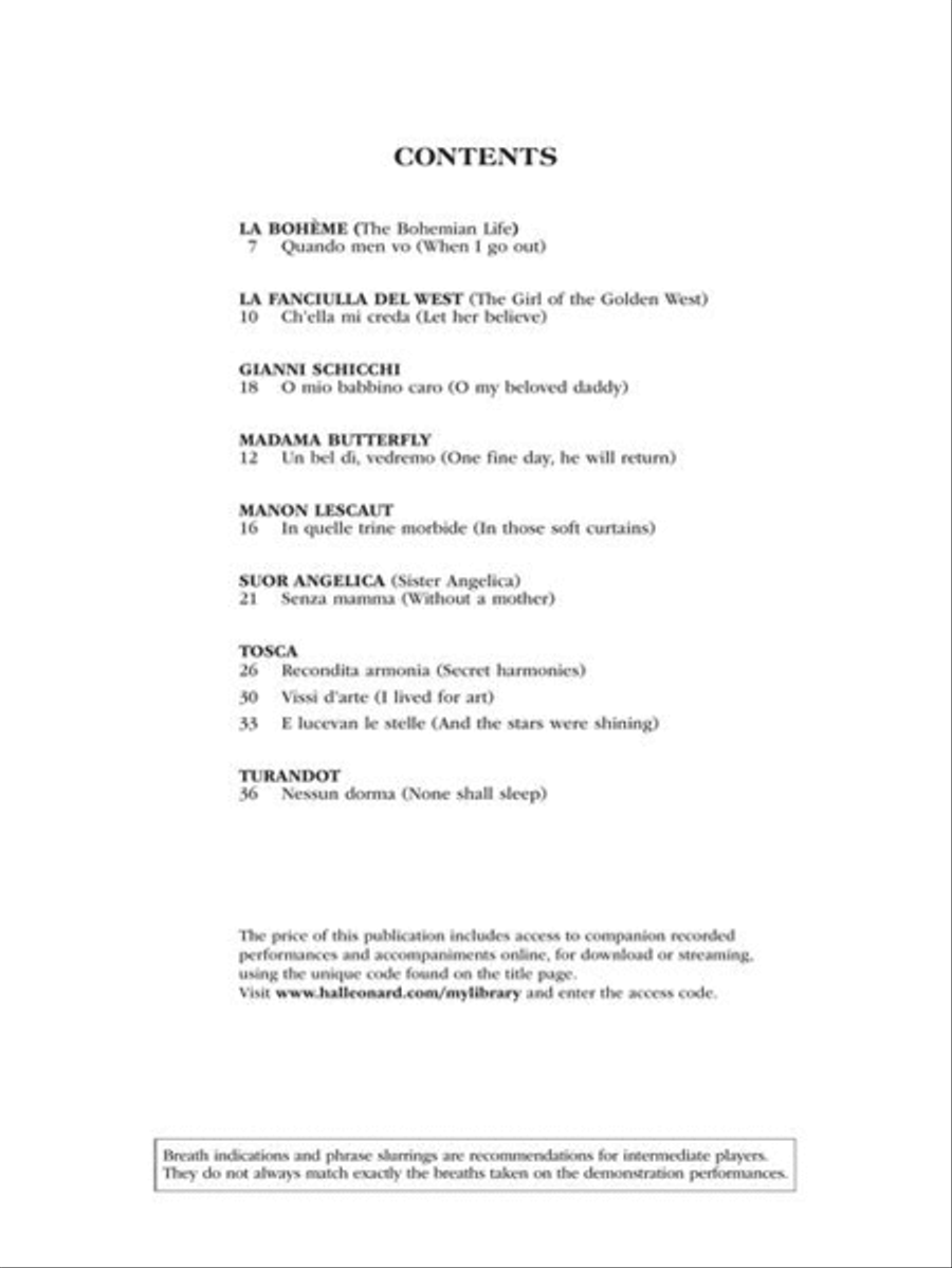 Play Puccini Flute Solo scores gallery preview page 4
