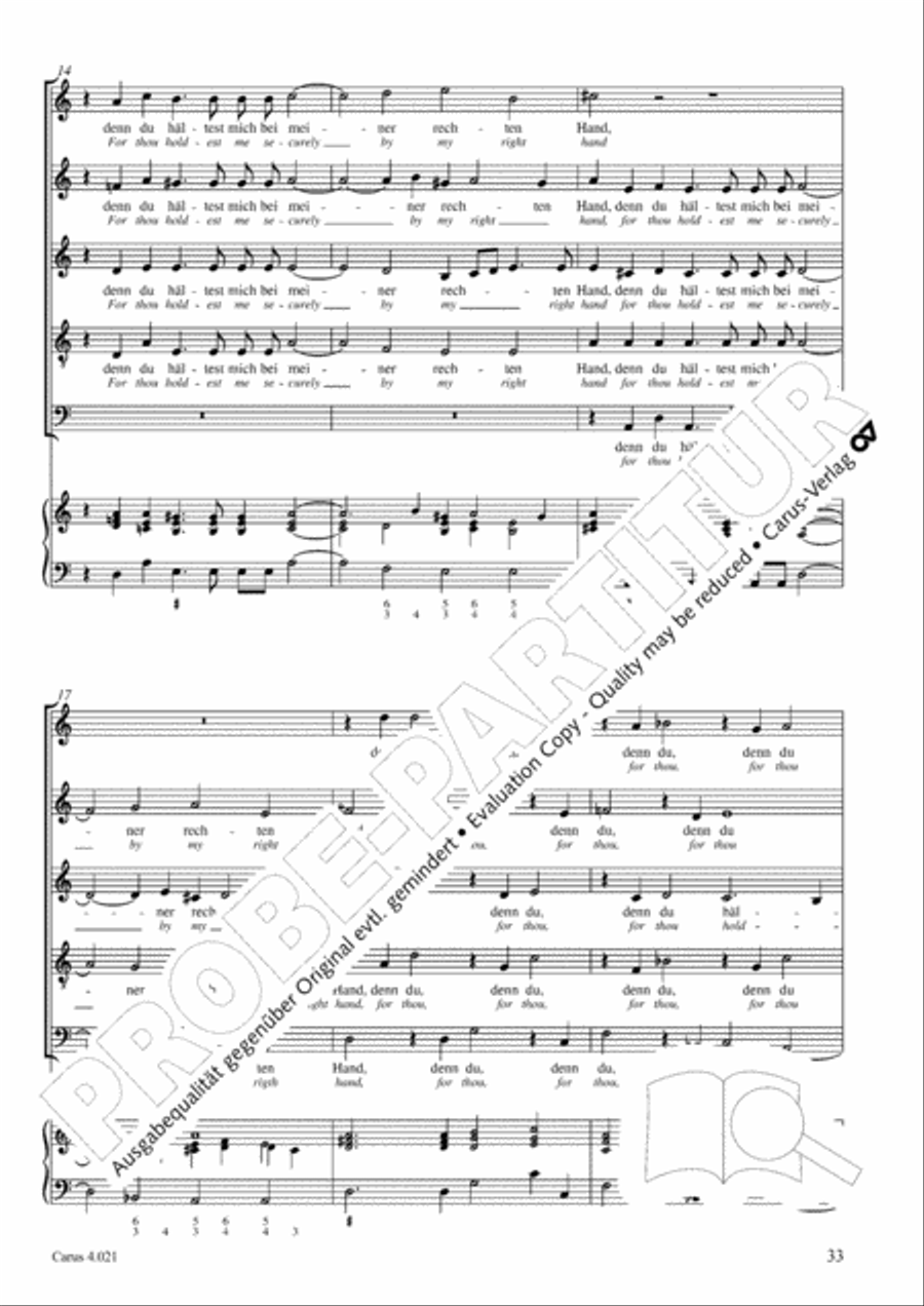 Schein: Israelsbrunnlein. Fontana d'Israel. Complete edition Choir scores gallery preview page 40