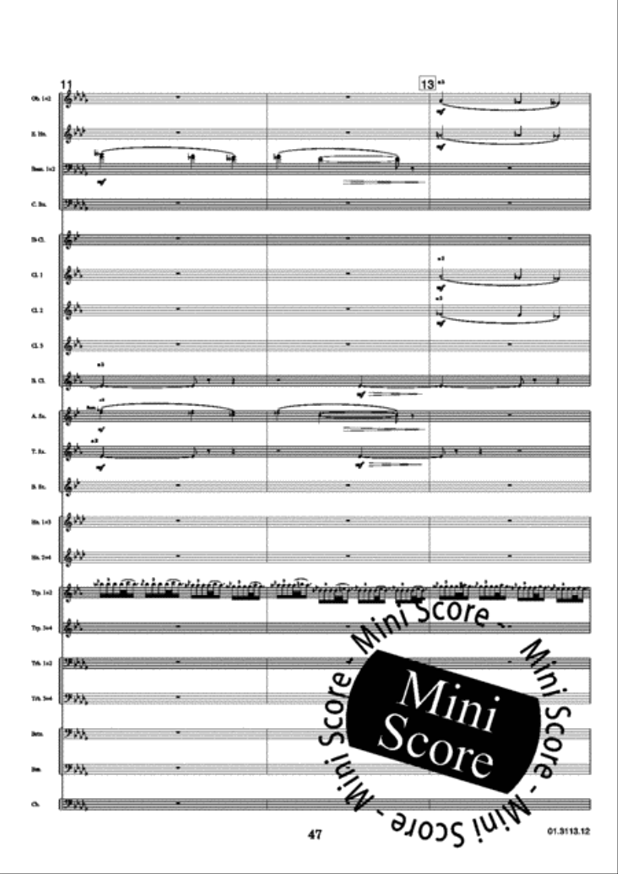 Pictures at an Exhibition Concert Band scores gallery preview page 51