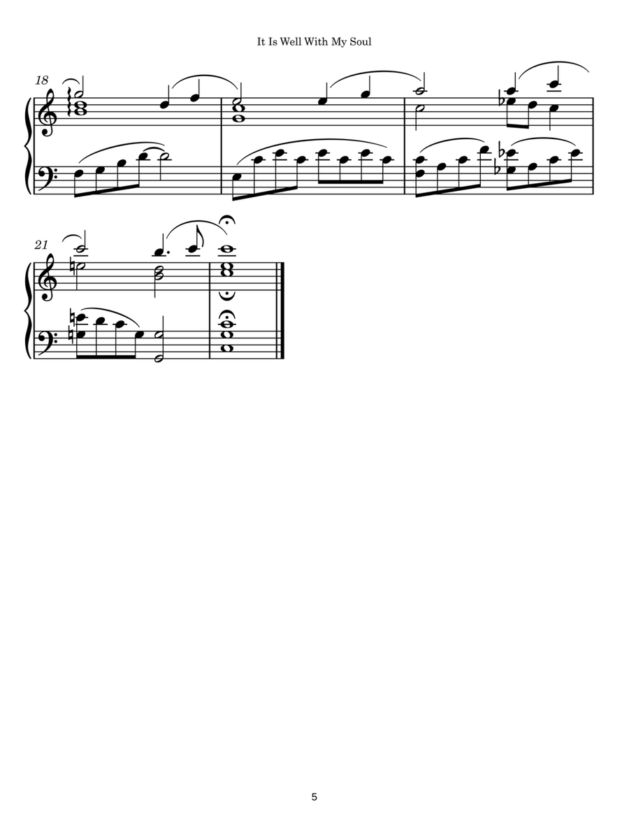 Easy Piano Hymns Easy Piano scores gallery preview page 6