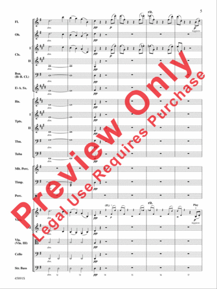 Dance of the Hours Full Orchestra scores gallery preview page 5