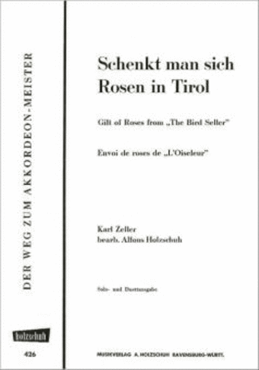 Schenkt man sich Rosen in Tirol Accordion scores gallery preview page 1