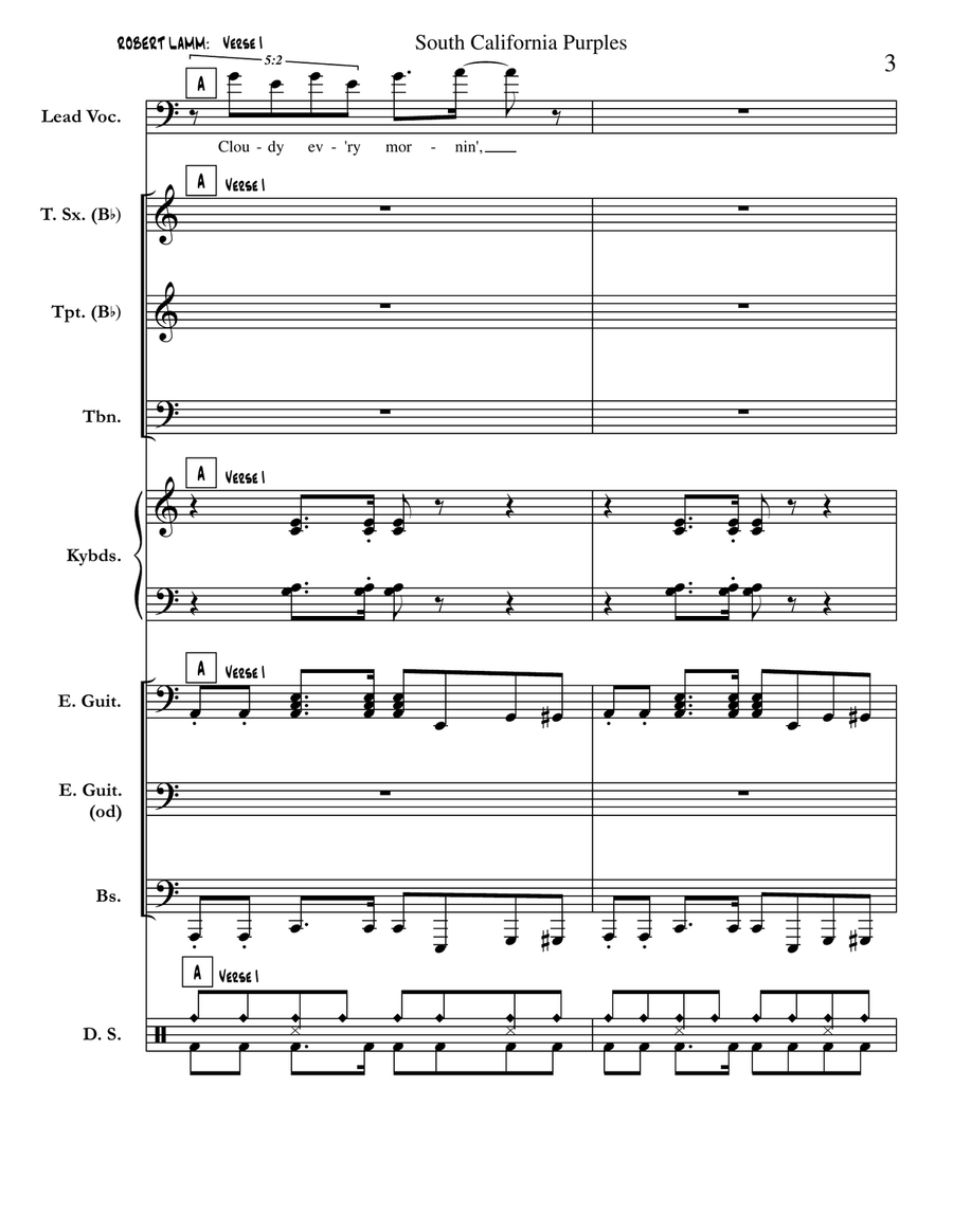 South California Purples Small Ensemble scores gallery preview page 3