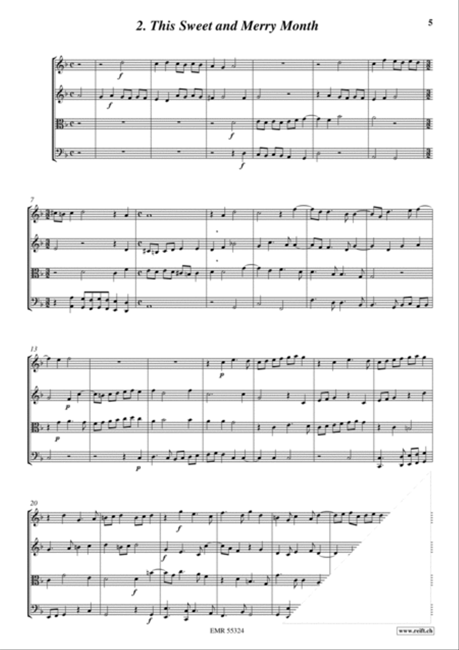 A Byrd Collection A Byrd Collection String Quartet scores gallery preview page 4