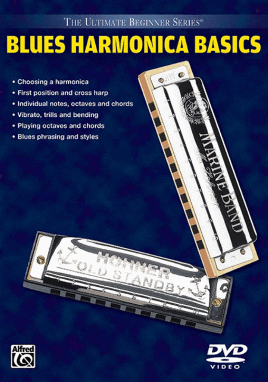 Book cover for Ultimate Beginner Blues Harmonica Basics, Volumes 1 & 2