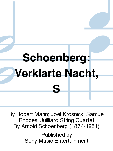 Schoenberg: Verklarte Nacht, S