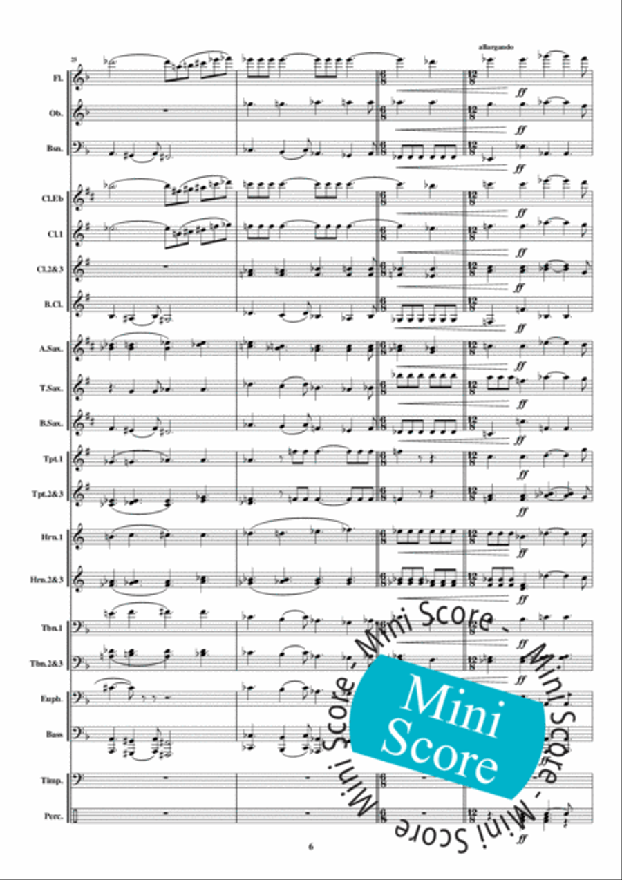 Regina Coeli Concert Band scores gallery preview page 12
