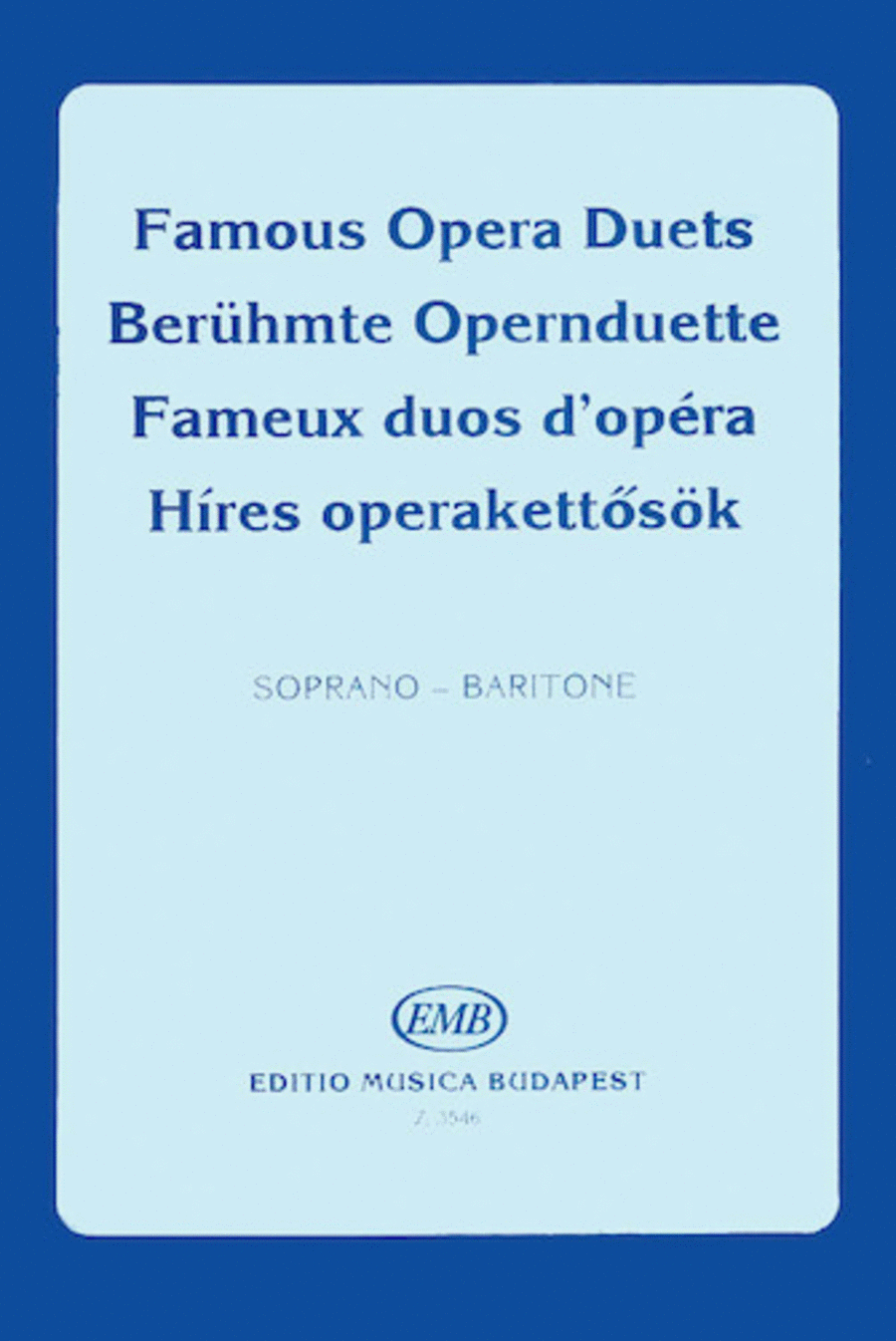 Famous Opera Duets - Volume 2