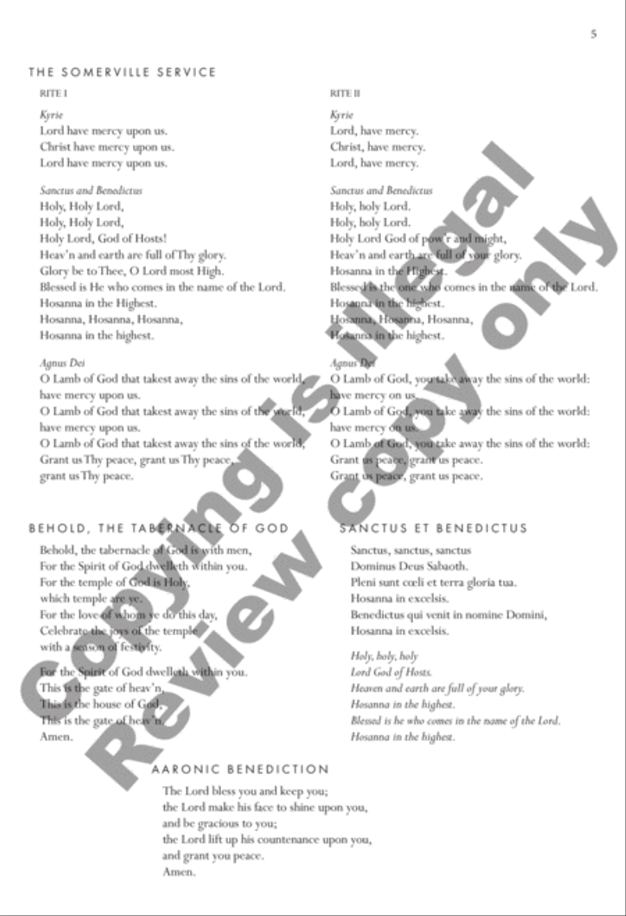 Selected Sacred Choral Works of Julian Wachner, Volume 1 4-Part scores gallery preview page 25